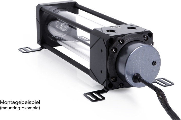 Image du produit Alphacool Aurora D5 Réservoir d'eau de refroidissement universel Noir