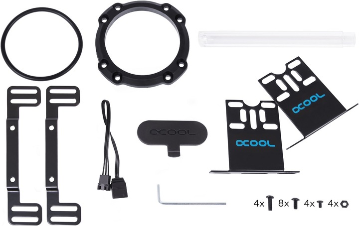 Image du produit Alphacool Aurora D5 Réservoir d'eau de refroidissement universel Noir