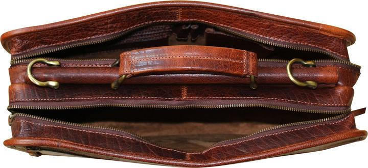 Immagine prodotto Only-Bags.Store Cartella in vera pelle, borsa per laptop, borsa a tracolla per ufficio, borsa messenger, regalo di (15.50")