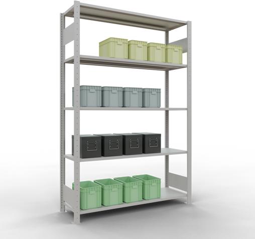 Actual product image Schulte Lagertechnik MULTIplus150 basic racking system with length ledgers