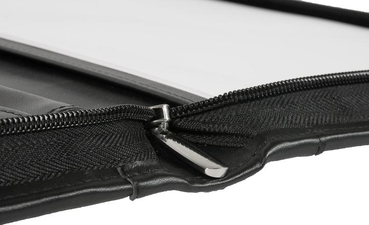 Image du produit Soennecken Porte-bloc DÜSSELDORF Dimensions : 34 x 27 x 4 cm (l x h x p) Matériau : similicuir Couleur : noir (A4, 1 x)