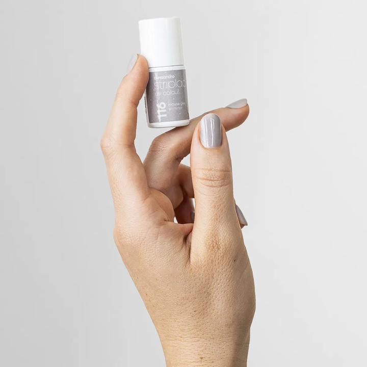 Immagine prodotto Alessandro ALESSAN Striplac UV Colour Mou Gre 6.5ml (116 Mouse Grigio Shimmer, Vernice UV gel)