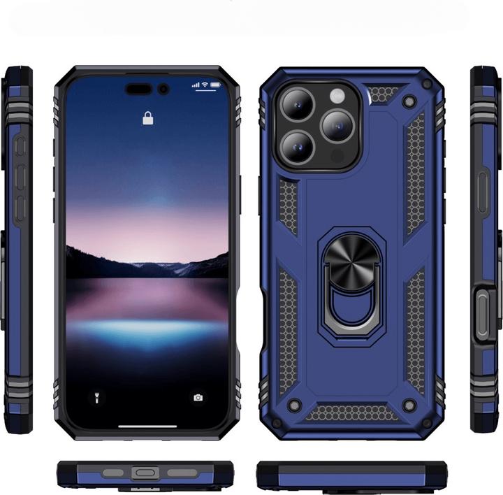 Actual product image Cover-Discount iPhone 16 Pro Max - Armor Case with kickstand (Apple iPhone 16 Pro Max)