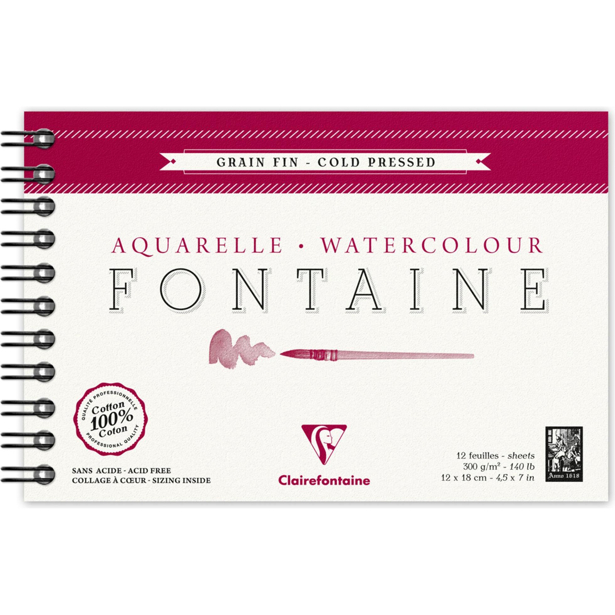 Clairefontaine, Bastelpapier, Feuchte Techniken (300 g/m², 1 x)