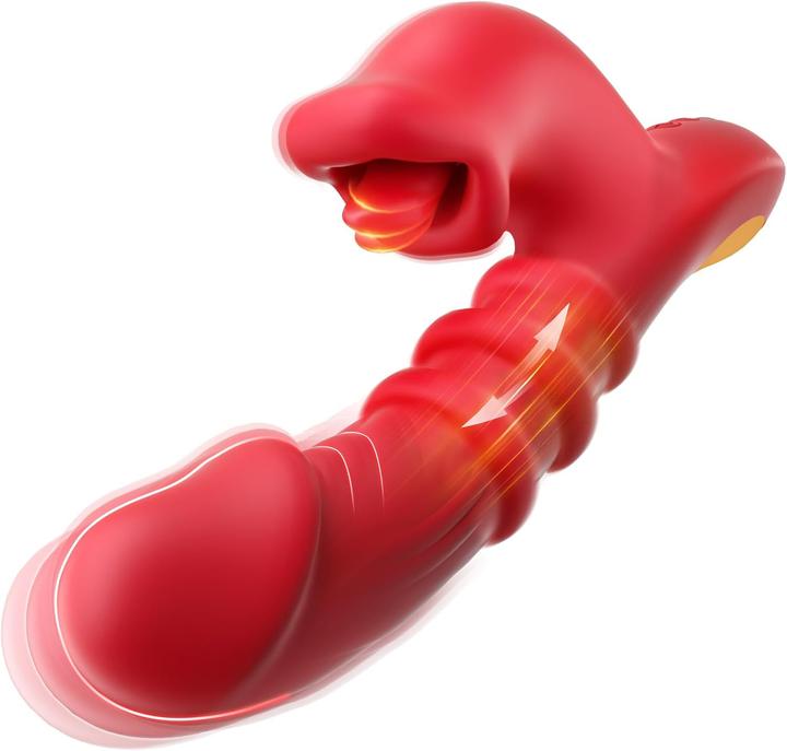Cacuola Vibrator mit Stoss- und Leckfunktion, App-gesteuert