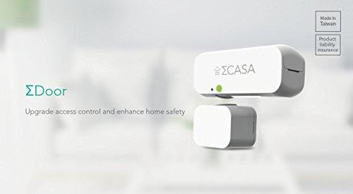 Actual product image Ecasa Sigma Casa Home Control Smart Door Sensor Door/Window Window