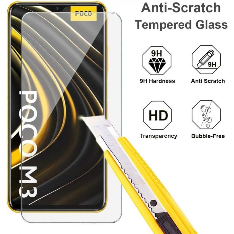 Thumbnail - Screenguard Xiaomi Poco M3 Panzerglas Schutzfolie Case Friendly Design (1 Stück, Xiaomi Poco M3), Smartphone Schutzfolie...