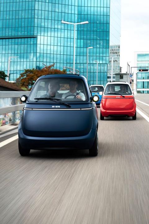 Actual product image Microlino Mid Range Zurich Blue (Electric, 17 hp)