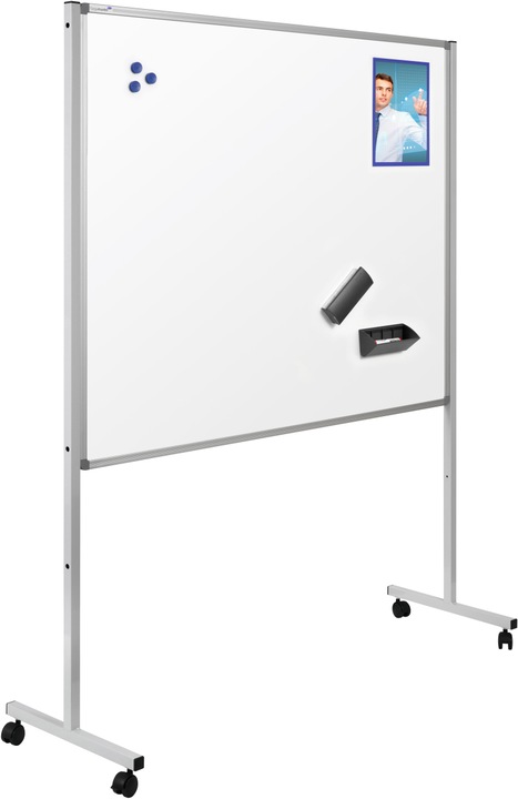 Actual product image Legamaster mobile multiboard xl navy blue pinboard (120 x 150 cm)