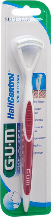 GUM Gratte-langue HaliControl 1 pièce assortie (Racleur de langue, 1 x)