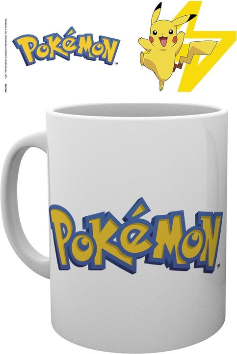 Actual product image GB Eye Tazza Pokemon : Logo & Pikachu 320 ml (320 ml, 1 x)