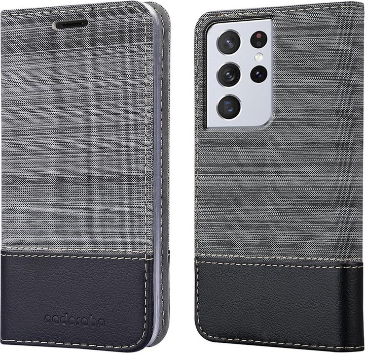 Produktbild Cadorabo Book Jeans Optik Cover (Samsung Galaxy S21 Ultra)