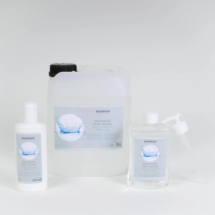 Actual product image Medidor Massage oil Deep Action (500 ml)