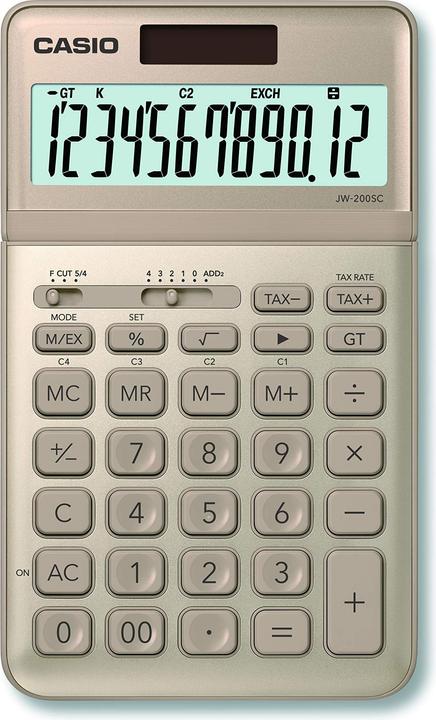 Actual product image Casio JW-200SC-BU Desktop calculator blue (Solar cells)