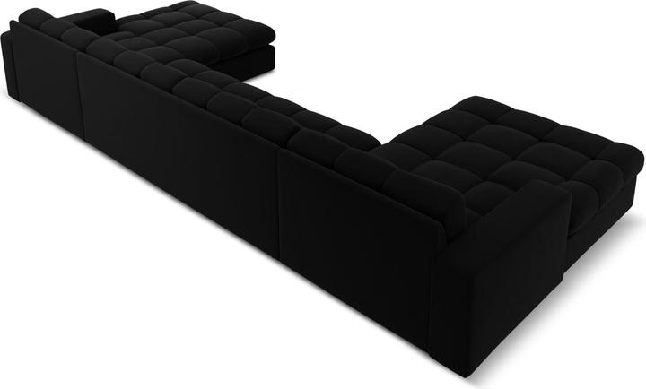 Actual product image CXL by Christian Lacroix Velvet Panoramic Sofa, "Yohan", 5 Seats, 294x160x72 Made in Europe (Sofa landscape)