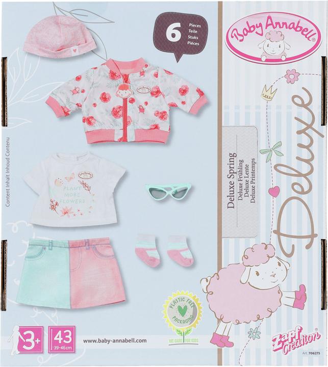 Actual product image Baby Annabell Deluxe spring, 43cm