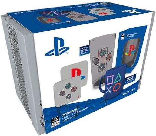 Actual product image ABYstyle Playstation Pack : Bicchiere / Tazza / 2 Sottobicchieri (1 x)