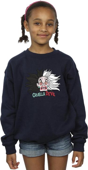 Immagine prodotto Disney 101 Dalmatians Cruella De Vil Crazy Mum Felpa Ragazze (140, 146)