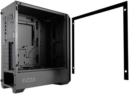 Produktbild Linkworld Behuizing Midi ATX Raven 420 DF1 B - Midi/Minitower - ATX (ATX, mATX)