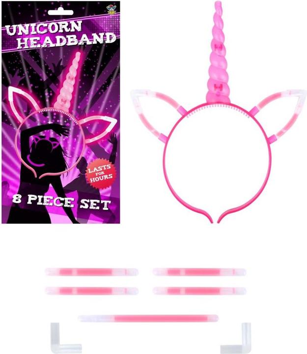 Actual product image Henbrandt Leuchtender Einhorn Haarreif 8-telig