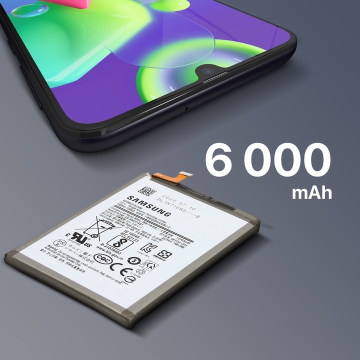 Actual product image Samsung EB-BM207ABY 6000 mAh battery pack