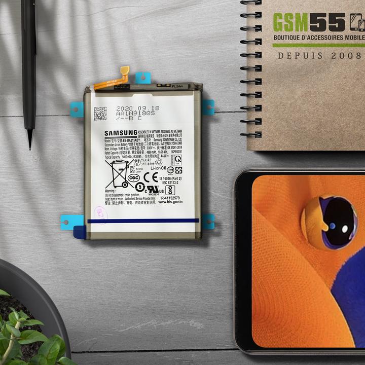Actual product image Samsung EB-BA315ABY 5000 mAh battery