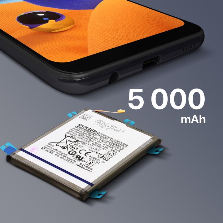 Actual product image Samsung EB-BA315ABY 5000 mAh battery