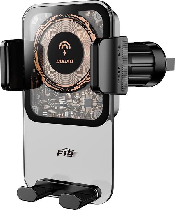 Immagine prodotto Dudao Supporto da auto a pinza F19 con caricatore induttivo da 15 W - nero