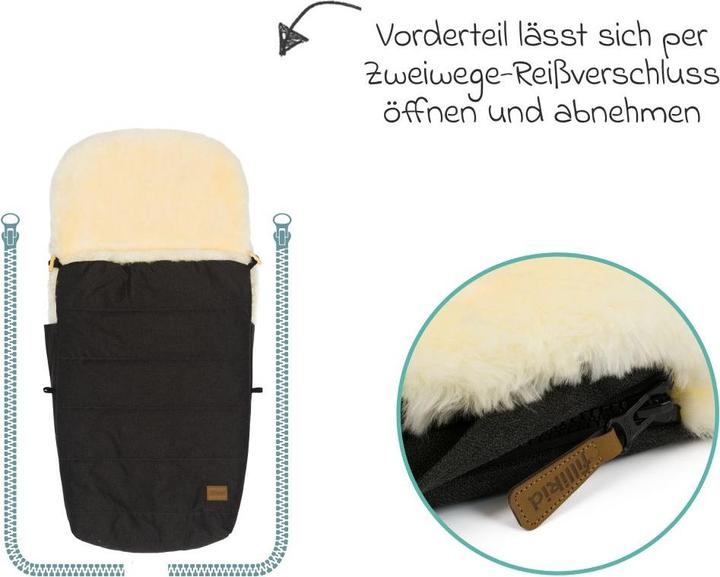 Produktbild Fillikid Fusssäcke für Kinderwagen & Buggys Lammfell-Fusssack Bernina Style für Buggy