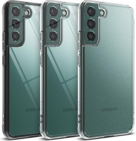 Actual product image Ringke Fusion tpu case with frame for Samsung galaxy s22 + (s22 plus) transparent (Samsung Galaxy S22+)