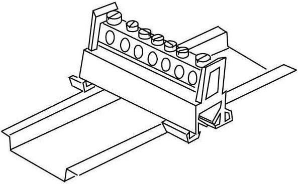 Actual product image Kleinhuis N-conductor terminal 651N/12 (4011126029420) (Tools)