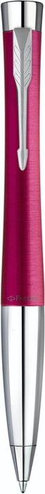 Actual product image Parker Ballpoint pen TWIST URBAN Vibr. C.C. bl. M (Magenta, Stainless steel, 1 x)