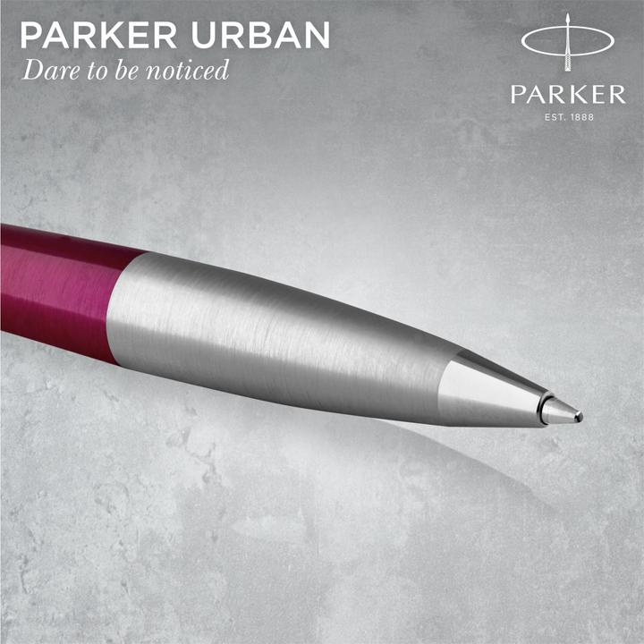 Produktbild Parker Kugelschreiber TWIST URBAN Vibr. C.C. bl. M (Edelstahl, Magenta, 1 x)