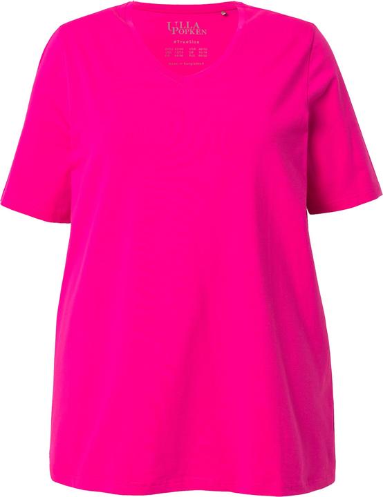 Produktbild Ulla Popken T-Shirt, A-Linie, V-Ausschnitt, Halbarm (58)