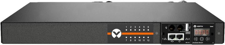 Produktbild Vertiv Geist Rack PDU Monitored Outlet Level EC 1U input IEC 60309 230/400V combi outputs 12xC