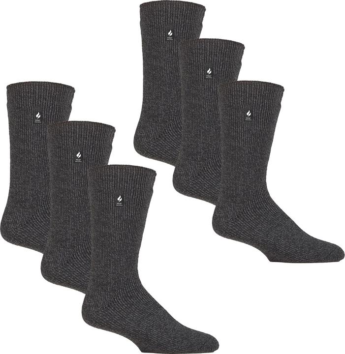 Heat Holders 6 Paar original dicke Winter-Thermosocken für