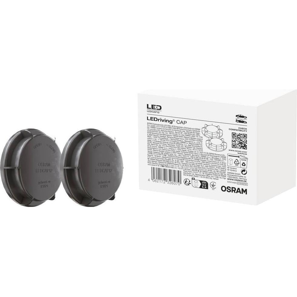 Osram, Illuminazione auto, Zoccolo per lampada da auto LEDCAP12 Design (lampadina da auto) Adattatore per lampada notturna (H7)