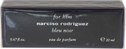Narciso Rodriguez For Him Bleu Noir Eau De Parfum Spray 20ml Limited Edition (Eau de Parfum, 20 ml)