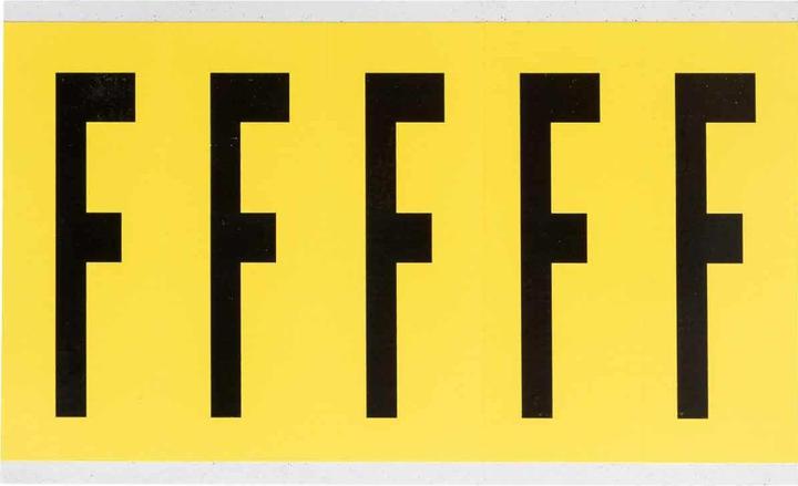 Image du produit Brady 3460 Series Étiquettes avec chiffres et lettres, repositionnables