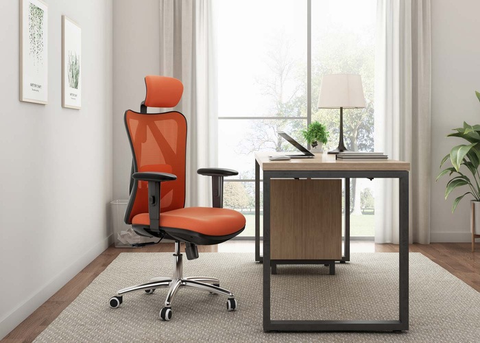 Produktbild Swisshandel24 SIHOO Bürostuhl Schreibtischstuhl, ergonomisch, verstellbare Lordosenstütze, 150kg belastbar ohne
