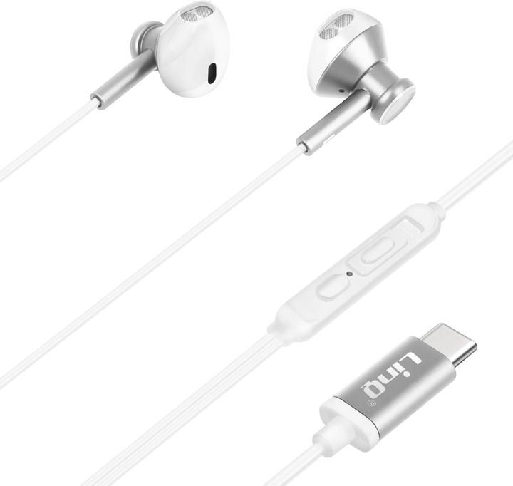 Actual product image LinQ USB-C in-ear headphones (No noise cancelling, Cable)