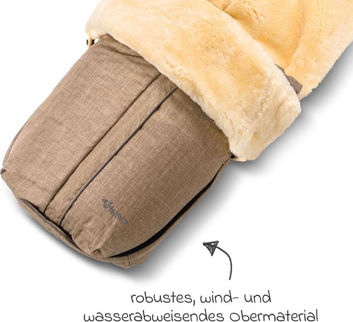 Actual product image Fellhof Fusssäcke für Kinderwagen & Buggys Lammfell-Fusssack Aspen für Buggy, Sport-
