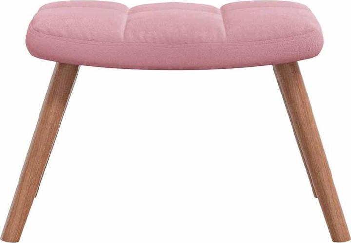 Actual product image vidaXL Schaukelstuhl mit Hocker