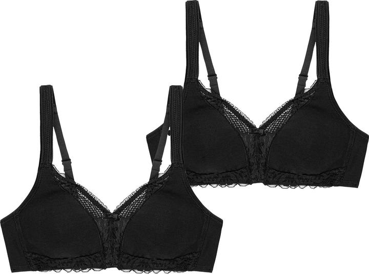 Actual product image Triumph Bügelloser BH Modern Lace+Cotton (75 E, pack of 2)