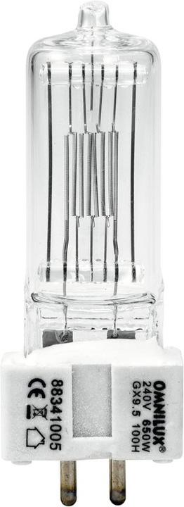 Omnilux 240V/650W GX-9,5 750h 3000K (650 W)