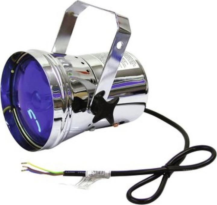 Actual product image Eurolite T-36 Pinspot with cable, silver