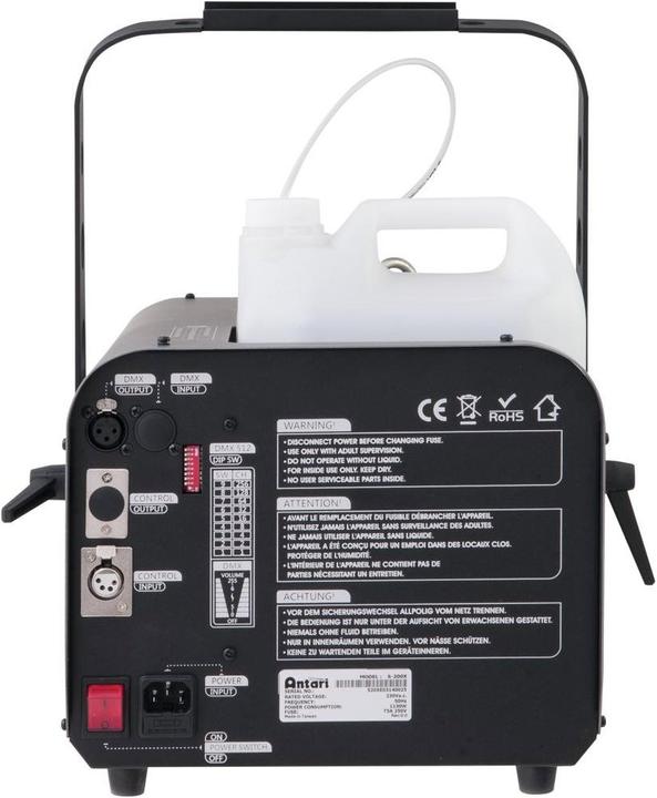 Actual product image Antari S-200X low noise snow machine