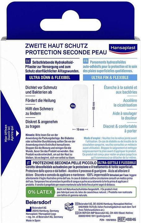 Produktbild Hansaplast Zweite Haut Schutz (10x)
