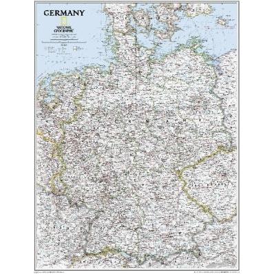 National Geogr.Maps. Classic Germany, Landkarte