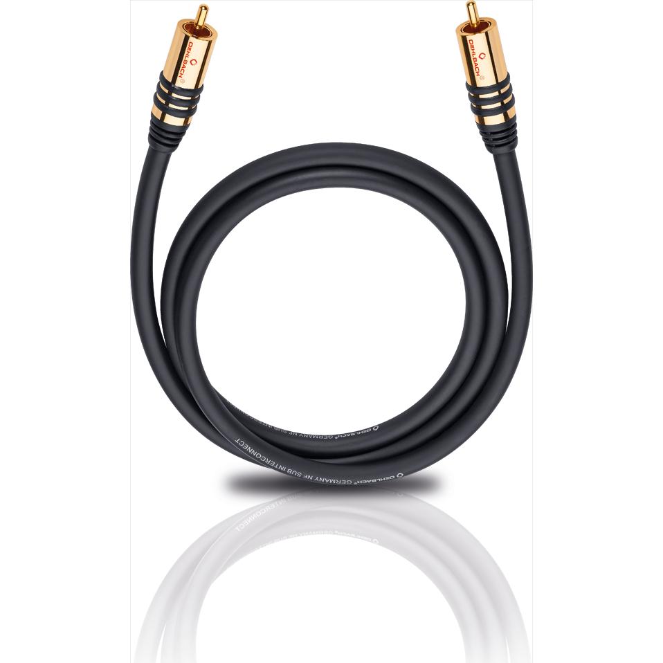 Oehlbach Nf Sub (1 m, Cinch), Audio Kabel